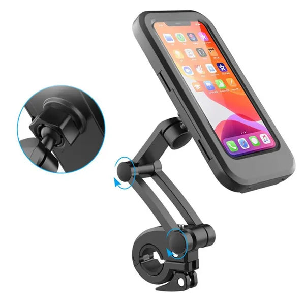 ¡NOVEDOSO SOPORTE PARA CELULAR CON FORRO IMPERMEABLE!