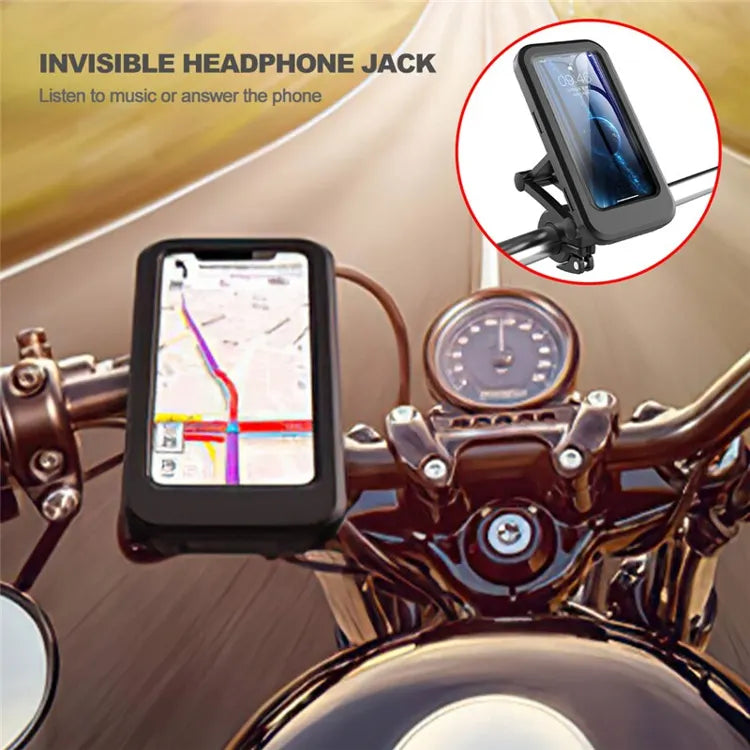 ¡NOVEDOSO SOPORTE PARA CELULAR CON FORRO IMPERMEABLE!