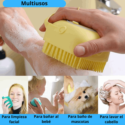 Cepillo para baño con dispensador de jabón cepit™(OFERTA 2X1)