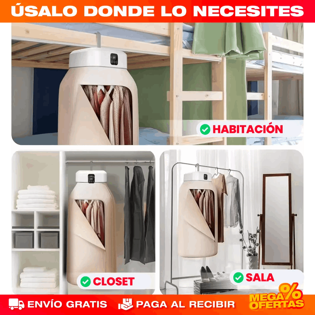 🌀 Dryer Clothing – La Secadora Portátil Que Tu Ropa Necesita 👕🔥