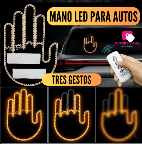 MANO LED PARA AUTO | ULTIMAS UNIDADES