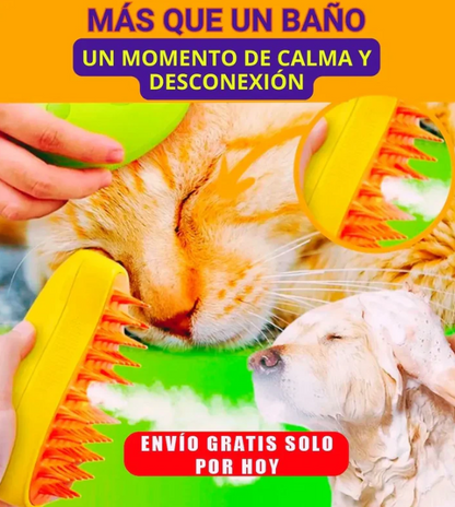 Cepillo Vaporizador Mascotas 3 en 1 - Instorepic™(OFERTA 2 X1)