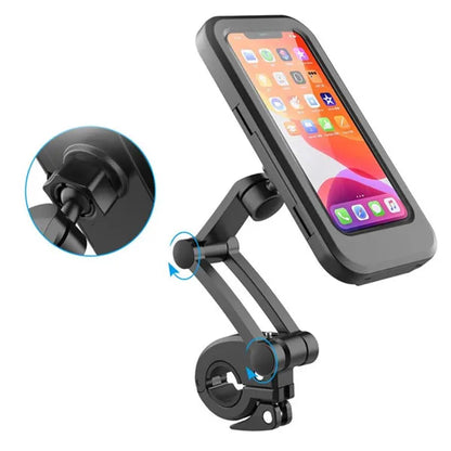 ¡NOVEDOSO SOPORTE PARA CELULAR CON FORRO IMPERMEABLE!